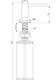  Дозатор для жидкого мыла Paulmark Decus D004-BG - 3