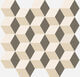 Плитка Мозаика Italon Element Silk Mosaico Cube Warm 30.5x33 - 1