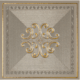 Плитка Декор Settecento Ermitage Decoro Finitura Impero Lux Corda/Gold 25.5x25.5 - 1
