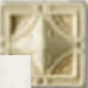 Плитка Вставка Ceramica Grazia Essenze Neoclassico Tozz. Bianco Craquele 6x6 - 1