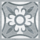 Плитка Декор Vitra Ethereal Decor Grey 45x45 - 1