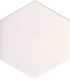 Плитка Керамогранит Tonalite Examatt Esagona Bianco 15x17.1 - 1