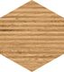 Плитка Настенная плитка Tubadzin Flare Wood hex 11x12.5 - 1