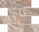Плитка Мозаика ABK Fossil Mosaico Muretto Brown 30x30 - 1