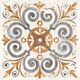 Плитка Керамогранит Tuscania Ceramiche Fruhling Decoro Lilie 20x20 - 1