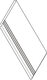Плитка Ступень Italon Genesis Gradino Silver Round Grip DX 30x60 - 1
