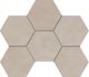 Плитка Мозаика Estima Graffito Light Beige Gf02  Hexagon Непол. 25x28.5 - 1