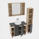  Комплект мебели Grossman Флай-100 см Серый - 4