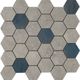 Плитка Мозаика Peronda Grunge Floor Grey Hexa 28.3x29.4 - 1
