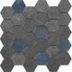 Плитка Мозаика Peronda Grunge Floor Anth Hexa 28.3x29.4 - 1