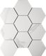 Плитка Мозаика Starmosaic Hex+octagon+triangolo Hexagon big Carrara Matt 25.6x29.5 - 1
