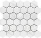 Hexagon small Carrara Matt