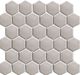 Hexagon small Grey Glossy