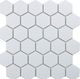 Hexagon small White Glossy