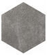 Плитка Керамогранит Equipe Hexatile Cement Black 17.5x20 - 1