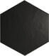 Плитка Керамогранит Equipe Hexatile Negro Mate 17.5x20 - 1