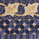 Плитка Декор Vives Iliada Cenefa Midas Azul 43.5x43.5 - 1