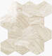 Плитка Мозаика NovaBell Imperial Esagona Crema Lapp. 25.2x29.1 - 1