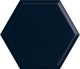 Плитка Настенная плитка Paradyz Intense Tone Blue Heksagon Structura A 19.8x17.1 - 1