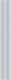 Плитка Бордюр Нефрит Керамика Эрмида Светло-серый (1) 5x40 - 1