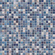 Плитка Мозаика Jasba Kauri Grey-Blue mix Glossy 31.6x31.6 - 1