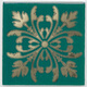Плитка Вставка Kerama Marazzi Клемансо зелёный 4.9x4.9 - 1