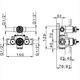  Внутренний механизм смесителя Cisal ZA01810104 - 2