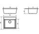  Кухонная мойка Marrbaxx Джекки Z009Q004 - 3