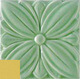 Плитка Декор Ceramica Grazia Listelli Tozz. Alloro Oro 6.5x6.5 - 1