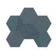 Плитка Мозаика Estima Luna Anthracite Hexagon 25x28.5 - 1