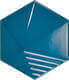 Плитка Настенная плитка Equipe Magical 3 Umbrella Electric Blue 10.7x12.4 - 1