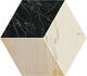 Плитка Мозаика Versace Marble Mosaico T3 L.Nero-oro-bianco 39x45 - 1