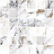 Мозаика Бреча Капрайа Белый 30x30 (5x5)