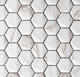 Мозаика Hexagonal Calacata