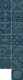 Плитка Декор Memory Of Cerim Decor Liberty Bleu 20x20 - 1