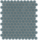 Плитка Мозаика FAP Ceramiche Milano & Wall Blu Round Mosaico 29.5x32.5 - 1