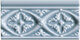 Плитка Бордюр Adex Modernista Relieve Bizantino C/C Stellar Blue 7.5x15 - 1