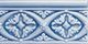 Плитка Бордюр Adex Modernista Relieve Bizantino C/C Azul Oscuro 7.5x15 - 1