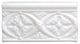 Плитка Бордюр Adex Modernista Relieve Bizantino C/C Blanco 7.5x15 - 1