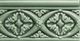 Плитка Бордюр Adex Modernista Relieve Bizantino C/C Verde Oscuro 7.5x15 - 1