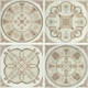 Плитка Декор Absolut Keramika Monocolor Set Chalet (4pzs) 20x20 - 1