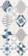 Плитка Декор LB-Ceramics Мореска Синяя 1641-8630 20x40 - 1