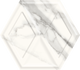 Bianco Heksagon Struktura Połysk