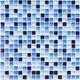 Плитка Мозаика Bonaparte Mosaics Blue Drops 30x30 - 1