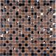 Плитка Мозаика Bonaparte Mosaics Crystal brown 30x30 - 1