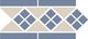 Бордюр керамический Border LISBON with 1 strip (Tr.16, Dots 11, Strips 11)
