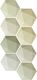 Плитка Настенная плитка Tubadzin Origami Green hex 11x12.5 - 1