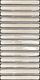 Плитка Настенная плитка DNA Tiles Osaka Bars White 15.5x25 - 1