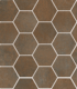 Плитка Мозаика Sant'Agostino Oxidart Hexagon Oxid.Copper 27x32.5 - 1