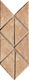 Плитка Декор ABK Petraia Freccia Triang. Beige 12.5x25 - 1